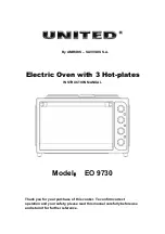 Preview for 1 page of UNITED EO 9730 Instruction Manual