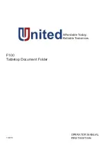 UNITED F100 Operator'S Manual preview