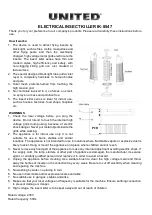 UNITED IK-8547 Manual предпросмотр