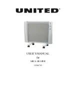 Предварительный просмотр 1 страницы UNITED MICA UHM-782 User Manual