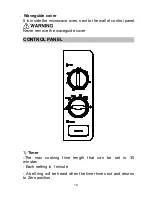 Preview for 10 page of UNITED MWO-9104 Instruction Manual