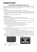 UNITED PR-2172B Quick Start Manual preview