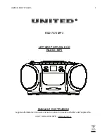 Preview for 21 page of UNITED RCD7373 User Manual