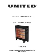 UNITED UCH-869 Instruction Manual предпросмотр