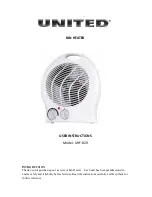 UNITED UHF-829 User Instructions preview