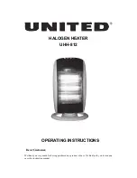 Preview for 1 page of UNITED UHH-812 Operating Instructions