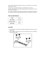 Preview for 3 page of UNITED UHM-874 User Manual