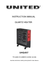 Предварительный просмотр 1 страницы UNITED UHQ-857 Instruction Manual