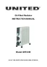 Preview for 1 page of UNITED UHR-840 Instruction Manual