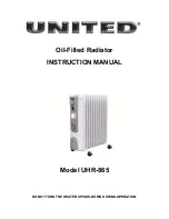 UNITED UHR-865 Instruction Manual preview