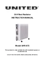 Preview for 1 page of UNITED UHR-873 Instruction Manual