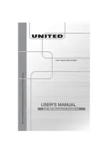 Preview for 1 page of UNITED UNI-12063C User Manual