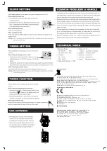 Preview for 2 page of UNITED URD 5203 Instruction Manual