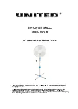 UNITED USF-620 Instruction Manual preview