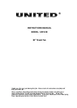 UNITED USF-633 Instruction Manual preview