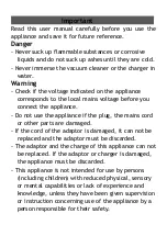 Preview for 3 page of UNITED VC8129 User Manual