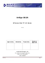 Preview for 1 page of Unitedlink UniSign-3812A Manual