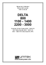 Unitek DELTA 800 User Manual предпросмотр