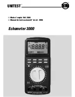 Предварительный просмотр 29 страницы Unitest Echometer 3000 Instruction Manual