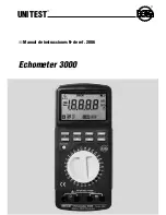 Предварительный просмотр 43 страницы Unitest Echometer 3000 Instruction Manual