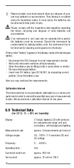 Preview for 18 page of Unitest ISO-compact 8966 E Instruction Manual