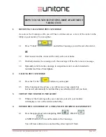 Preview for 3 page of Unitone 2000F User Manual