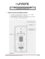 Предварительный просмотр 3 страницы Unitone 3000F User Manual