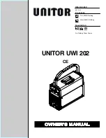 Unitor UWI 202 Owner'S Manual preview