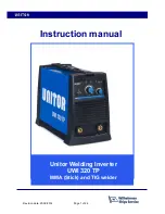 Unitor UWI 320 TP Instruction Manual предпросмотр