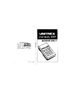 unitrex mini handy 80m Instruction Booklet preview