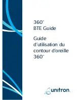 Unitron 360 BTE Manual preview