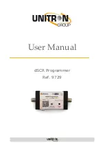 Unitron dSCR User Manual предпросмотр