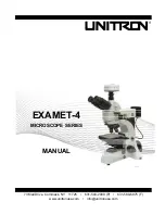 Unitron EXAMET-4 User Manual preview