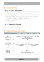 Preview for 3 page of Unitron johansson 7473L1 User Manual