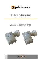 Unitron Johansson 9720 User Manual preview