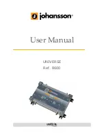 Unitron Johansson UNIVERSE 8600 User Manual preview