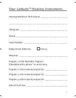 Preview for 5 page of Unitron Latitude Moda 13 Manual