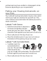 Preview for 9 page of Unitron Latitude Moda 13 Manual