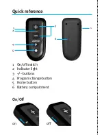 Preview for 4 page of Unitron Remote Control Manual