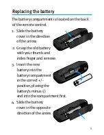 Preview for 11 page of Unitron Remote Control Manual