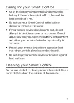 Предварительный просмотр 16 страницы Unitron Smart Control remote Manual