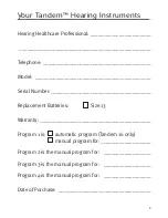 Preview for 3 page of Unitron Tandem User Manual