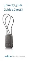 Предварительный просмотр 1 страницы Unitron uDirect 3 Manual