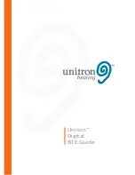 Unitron Unison Digital BTE Owner'S Manual preview