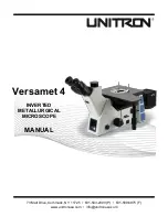 Unitron Versamet 4 Manual preview