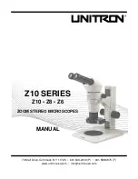 Unitron Z10 Manual предпросмотр