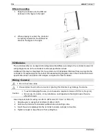 Preview for 4 page of Unitronics M90 OPLC Installation Manual