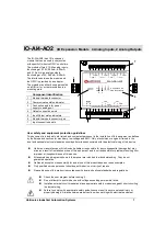 Preview for 1 page of Unitronics O-AI4-AO2 Manual