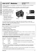 Preview for 7 page of Unitronics Uni-I/O UIS-04PTKN Installation Manual