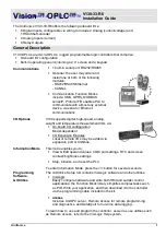 Unitronics Vision OPLC V130-33-R6 Installation Manual preview